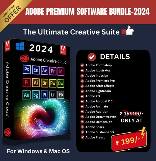 Adobe Premium Software Bundle