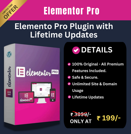 Buy Elementor Pro Plugin – Fully Unlocked Digital Version