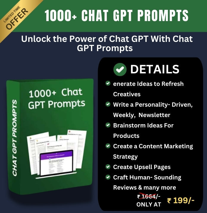 1000+ ChatGPT Prompts Bundle