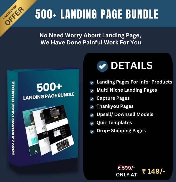 500+ Landing Page Bundle