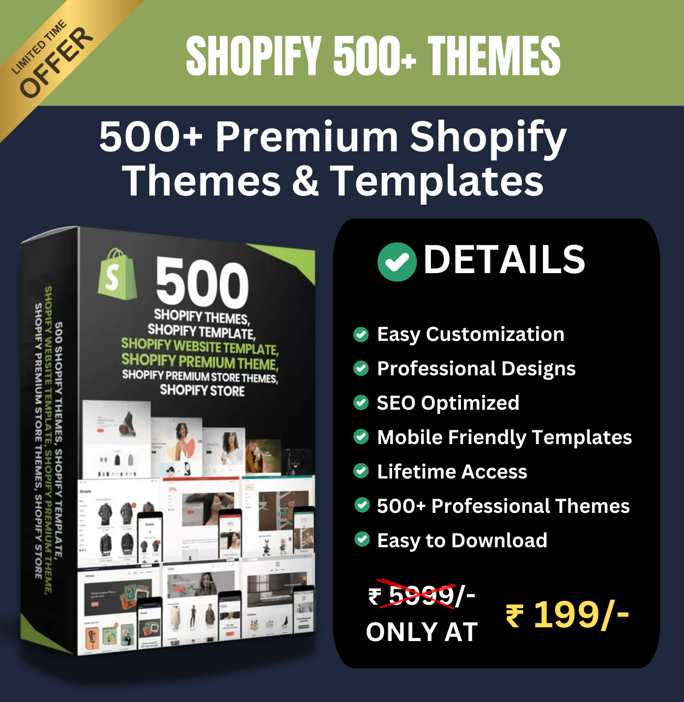 500+ Premium Shopify Themes & Templates