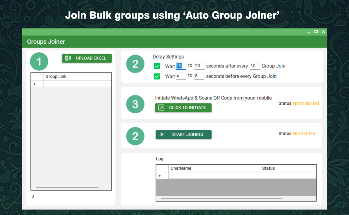 WaSender Bulk WhatsApp Sender + Group Sender + WhatsApp Auto Reply Bot